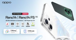 OPPO представляє нову серію Reno14 з ШI-спалахом та райдужним дизайном